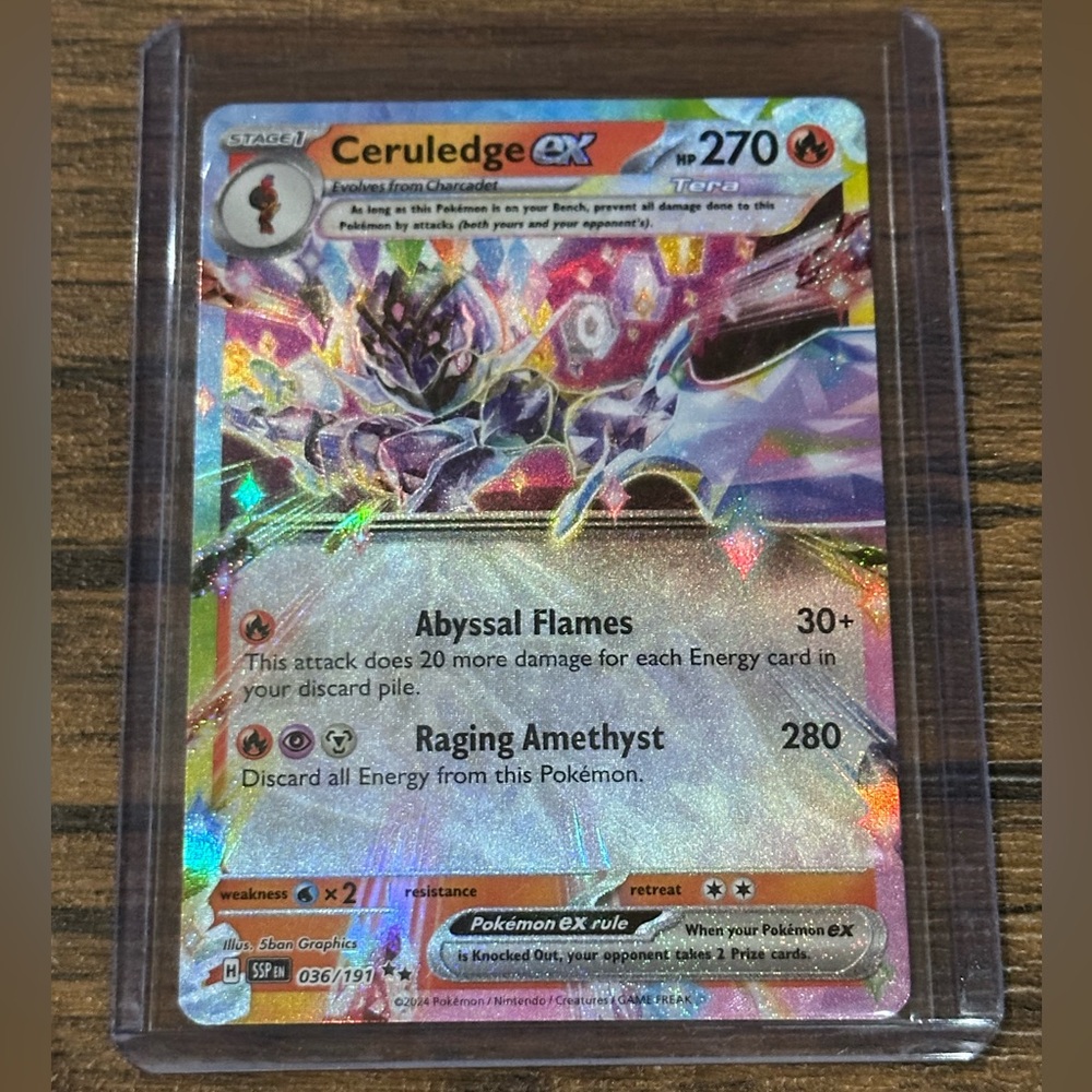 Ceruledge EX Pokémon Card